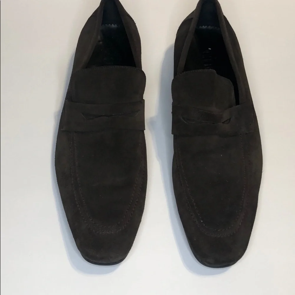 Gucci Men's Brown Suede Loafers
